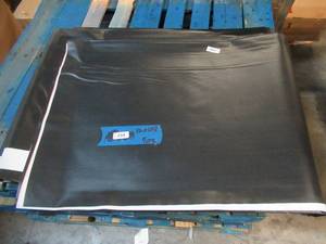 NEW Vinyl Tarp - 12 x 48 Black  White Vinyl tarp - 9 oz. Lightweight Duty