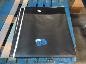 NEW Vinyl Tarp Remnant - 9 x 16 Black  White Vinyl tarp - 9 oz. Lightweight Duty