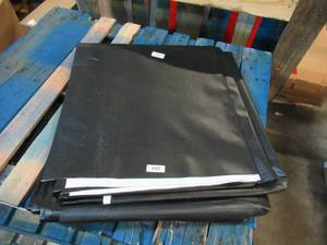 NEW Vinyl Tarp - 15 x 40 Black  White Vinyl tarp - 13 oz. Midweight Duty