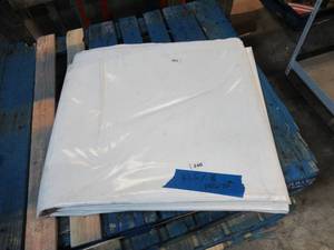 NEW Vinyl Tarp Remnant - 8 x 37 Black  Black Vinyl tarp - 20 oz. Heavyweight Duty
