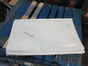 NEW Vinyl Tarp Remnant - 5 x 25 White  White Vinyl tarp - 20 oz. Heavyweight Duty