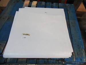 NEW Vinyl Tarp Remnant - 6 x 38 White  White Vinyl tarp - 13 oz. Midweight Duty
