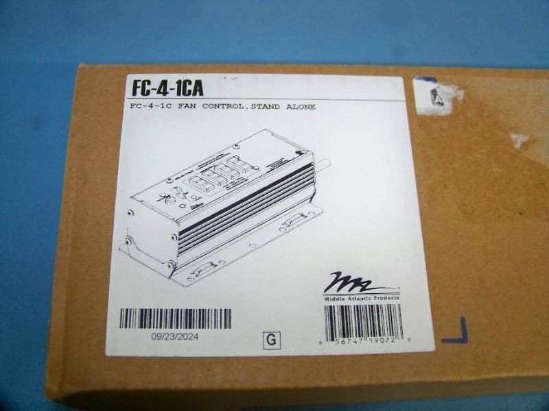 Middle Atlantic FC-4-1CA Thermostat Fan Control - NEW IN BOX