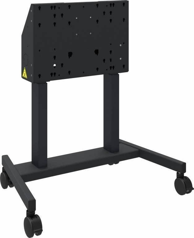 BalanceBox  QOMO 487A01 e-Box - Motorized Mobile Stand, 86 (Black) Height Adjustable Flatscreen  Monitor  Television (TV) Display Cart - NEW IN BOX