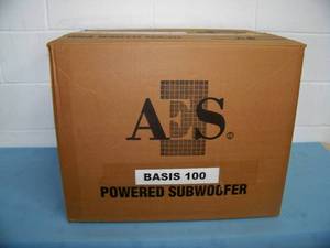 AES Basis 100 Powered Subwoofer - NEW IN OPEN BOX