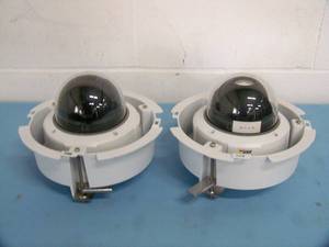(2) Dome Security  Surveillance Cameras