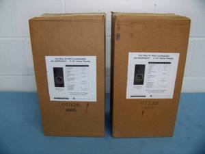 (Pair) AES AU-AESRADIA1 5 14 Home Theater Two-Way On-Wall Loudspeakers