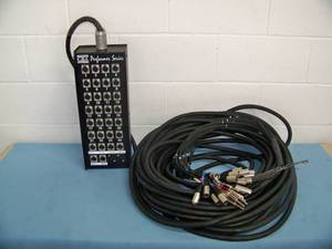 C.B.I Performer Series 28-Channel Audio Snake  Pro Audio Stage Box - 100