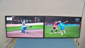 (2) 43 NEC MA431 MultiSync Wide Color Gamut UHD Digital Signage Professional Displays