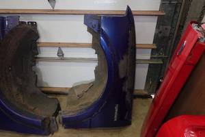 1998-2004 Ford Ranger Front Driver Fender with Wheel Well - Blue
