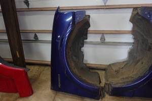 1998-2004 Ford Ranger Front Passenger Fender with Wheel Well - Blue