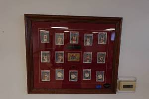 Framed 1992 NBA Hoops USA Basketball Dream Team Collectors Piece