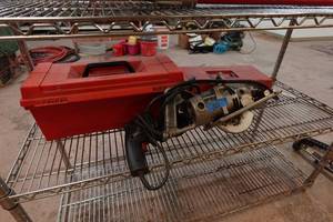 Tool Boxes and Skil Saw Corded Worm Saw