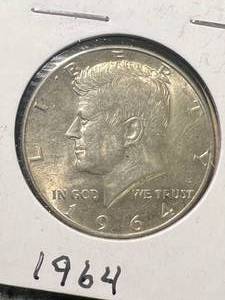1964 US KENNEDY HALF DOLLAR