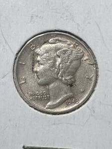 1943-D US MERCURY DIME