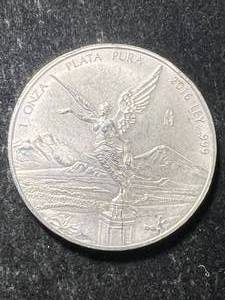 2016 MEXICAN LIBERTAD 1 TROY OZ .999 FINE SILVER