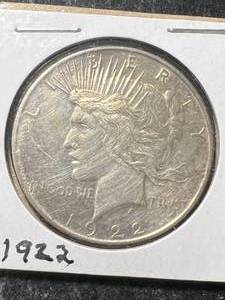 1922 US PEACE SILVER DOLLAR