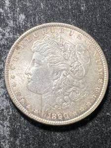 1890 US MORGAN SILVER DOLLAR