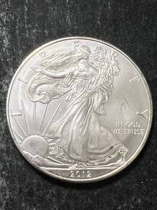 2012 AMERICAN SILVER EAGLE 1 TROY OZ .999 FINE SILVER