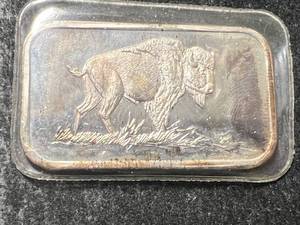 1 TROY OZ .999 FINE SILVER BUFFALO SILVERTOWNE BAR