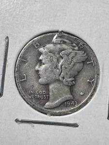 1943-S US MERCURY DIME