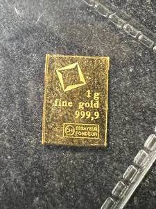 1 GRAM .999 FINE GOLD BAR