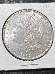 1921 US MORGAN SILVER DOLLAR