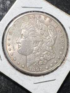 1898-S US MORGAN SILVER DOLLAR