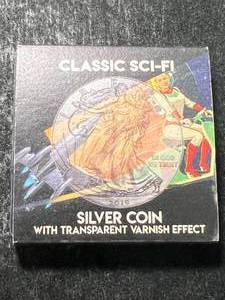 1 TROY OZ .999 FINE SILVER CLASSIC SCI-FI AMERICAN EAGLE IN BOX