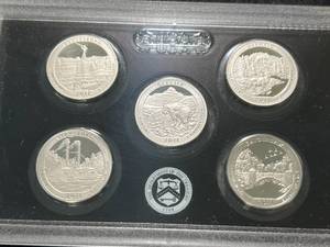 2011 US SILVER PROOF QUARTERS SET
