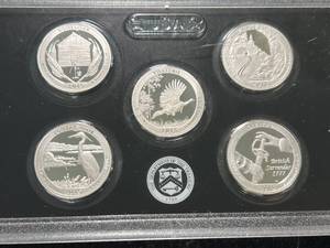 2015 US SILVER PROOF QUARTERS SET