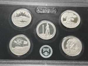 2013 US SILVER PROOF QUARTERS SET