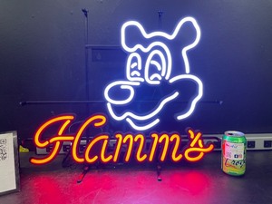 Hamms Beer bear LED sign