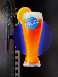 Blue Moon, double-sided LED w programmable timer
