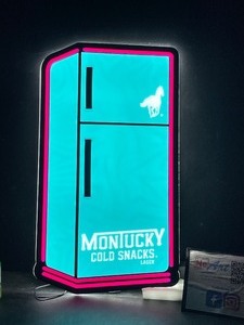 Montucky Cold Snacks refrigerator  fridge, LED