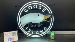 Goose Island Beer Company neon sign