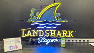 Land Shark Lager neon sign