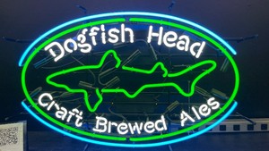 Dogfish Head Craft Brewed Ales neon sign,
