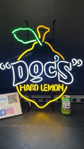 Docs Hard Lemon, Doc Otis Hard Lemonade neon sign, NIB