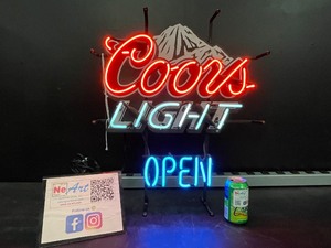 Coors Light Open, neon sign