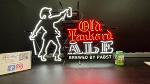 Old Tankard Ale, brewed by Pabst, neon sign