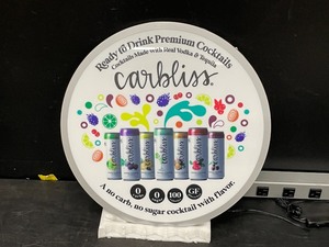 Carbliss Ready-To-Drink Premium Cocktails, LED sign