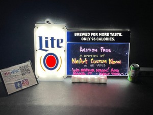 Miller Lite dry erase LED