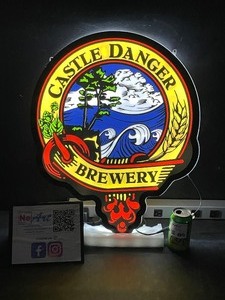 Castle Danger double-sided LED