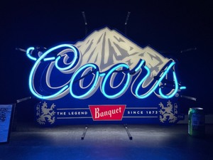 Coors Banquet neon sign, The Legend - Since 1873