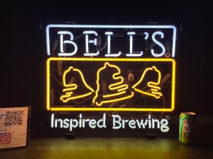 Bells Inspired Brewing neon sign