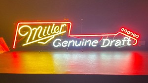 Miller Genuine Draft guitar