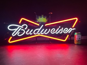 Budweiser  bowtie neon sign
