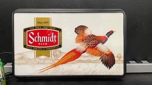 Schmidt light up pheasant sign, NOS