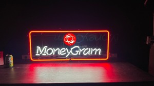 Moneygram neon sign